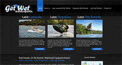 Desktop Screenshot of getwetwatersports.net