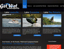 Tablet Screenshot of getwetwatersports.net